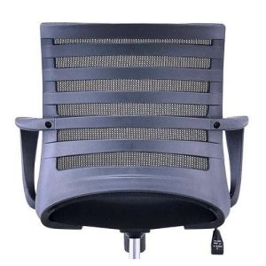 Office Stylish Chair Back Part Visitor Revolving Chair Back Spare Parts Accessories Chair Net Back with Nut Bolts and Key (802 Model, Black)( Click to View Other Related Images )
