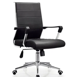 Executive Director Swivel Classic Office Chair Black leather