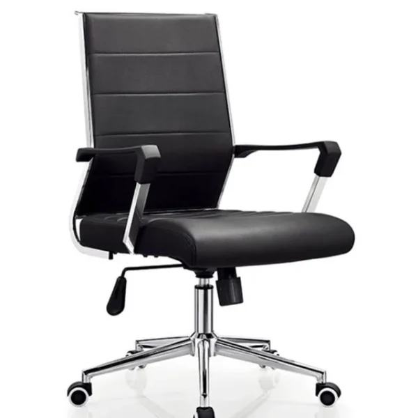 Executive Director Swivel Classic Office Chair Black leather