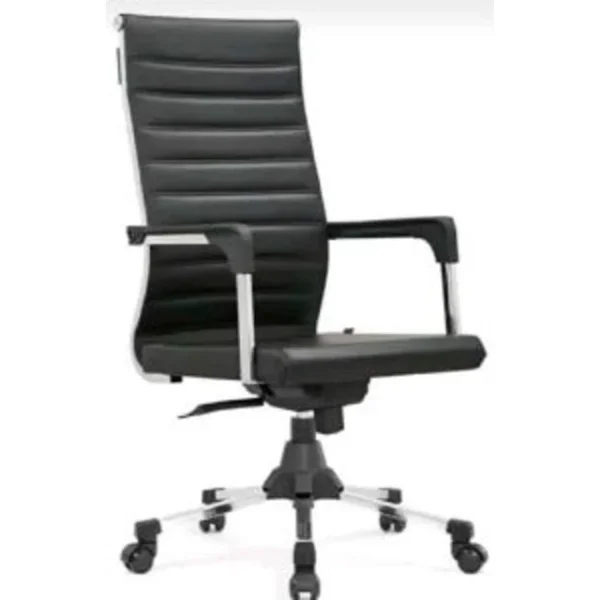 Executive Director Swivel Classic Office Chair Black leather - Image 2