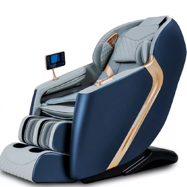 Full-Automatic Capsule Massage Chair – Luxury Massager for Home Relaxation Navy Blue