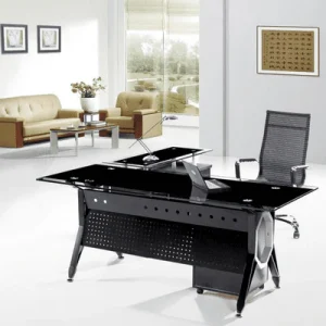 Glass Executive Desk – L Shape