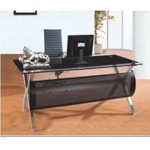 Glass Executive Table – 1.6m