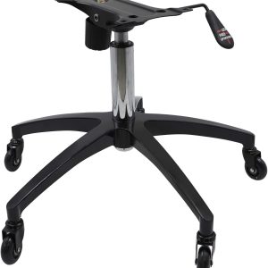 Heavy Duty Office Chair Replacement Base, Swivel Chair Base with 5 Wheels, 6 inch Bottom Plate Base Cylinder and Tilt Style Chair Base Height Adjustable, New Casters Rolls Smoothly