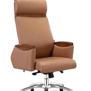 Luxury Swivel Leather Office Chair black