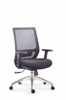 Mabelline Mesh Med Back Swivel black