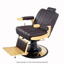 Modern Salon Chairs Gold & Black