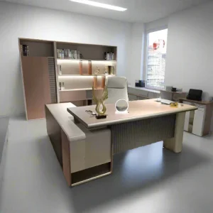 Quality Office Desk With Bookshelf 1.6meters