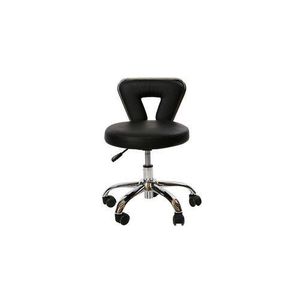 Saloon and SPA Stool With Wheels Black