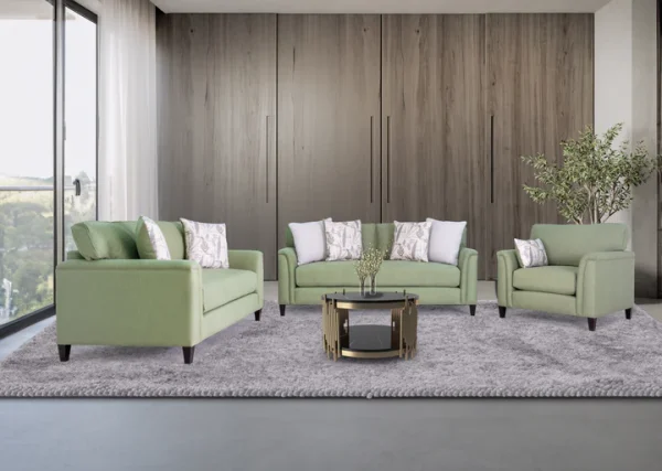 6-seater fabric sofa Lemon Color