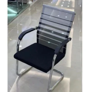 Strip mesh visitor chair