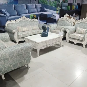 White royal Living Room Sofa Set