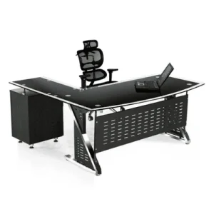 Yatian Glass Executive Table – 1.6m