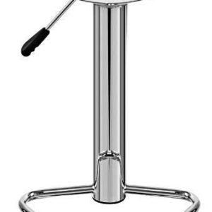 bar Stool Leg Parts Imported Stainless Steel for Kitchen Chair, Doctor Stool’ Steel Chrome Leg with Heavy Plate Attached (1 Piece) Heavy Duty( Click to view other images )