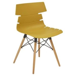 frame beech side chair Black