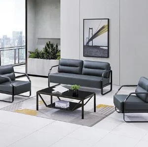 1+1+2 Leather Sofa Set ash