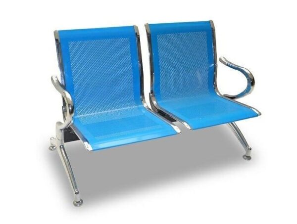 2 Seater Reception Metal Bench