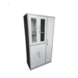3 Doors Steel Storage Cabinet – Brown