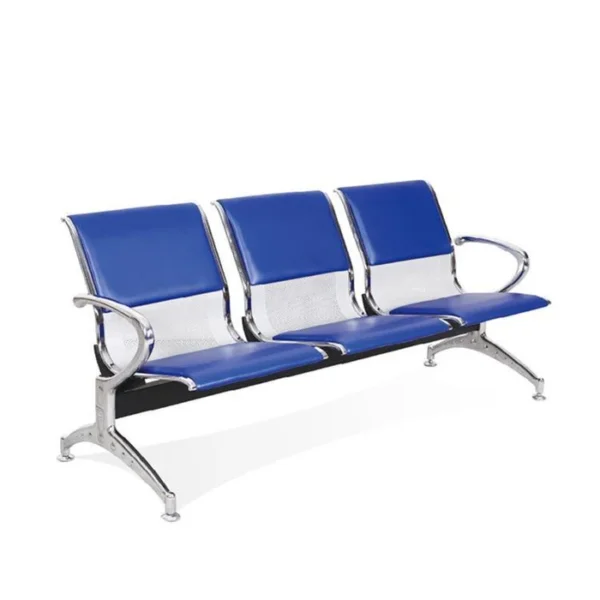 3 Seater Leather Visitor's Chair - Image 5