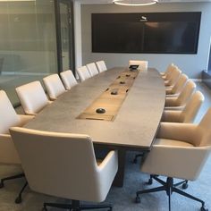Custom-made modern Conference Desk Meeting with chairs  11