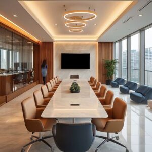 Custom-made modern Conference Desk Meeting with chairs