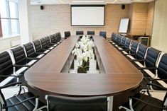 Custom-made modern Conference Desk Meeting with chairs 4