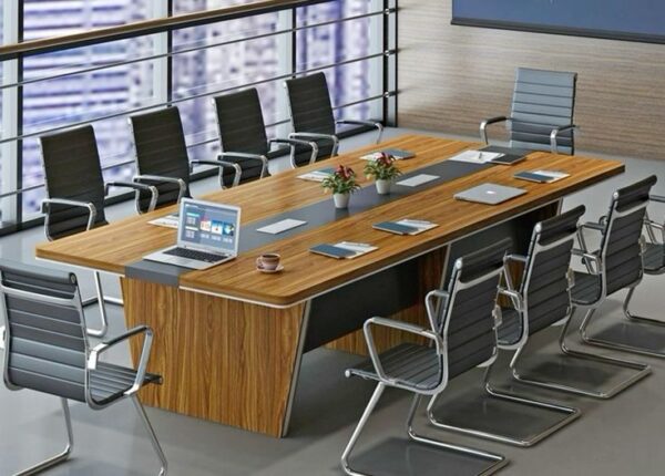 Custom-made modern Conference Desk Meeting with chairs 6