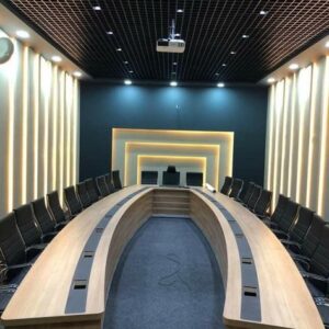Custom-made modern Conference Desk Meeting with chairs 7