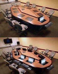 Custom-made modern Conference Desk Meeting with chairs