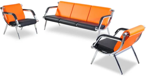 Sliverylake 3-Seater Office Reception Chair