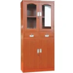 Metal Cabinet With Glass & Metal Door-Full Height''''''''