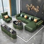 Sofa set leather