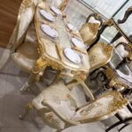 6 Sitter Classice Dining Table Gold