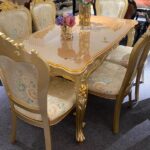 6 Sitter Royal Dining Table gold