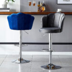 Bar Stools blue and black modern design