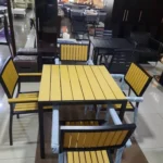 Contemporary outdoor 4 seater garden set