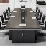 Custom-made modern Conference Desk Meeting with chairs 5