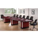 D 208 Boat Shape Conference Table