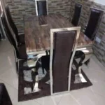 Exquisite Marble Dining - Brown