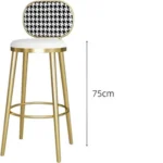 Fashionable Bar Stool white and black