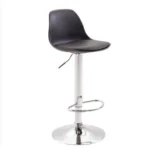 High back Bar Stool-Black