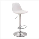 High back Bar Stool-White