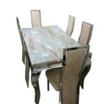 Marble Dining Table and 6 Chairs