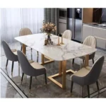Modern Exclusive Dinning Table Set With 6 Sitting Chair