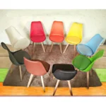 Wooden leg Accent Side Chair