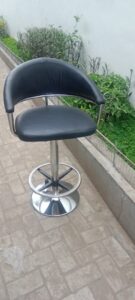 black Swivel Bar Stool