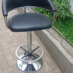 black Swivel Bar Stool
