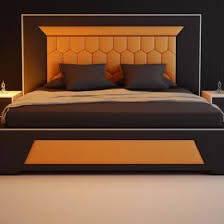 Bed Frame Brown chocolate