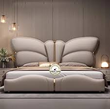 Bed Frame With Bolt tie Lookalike Design