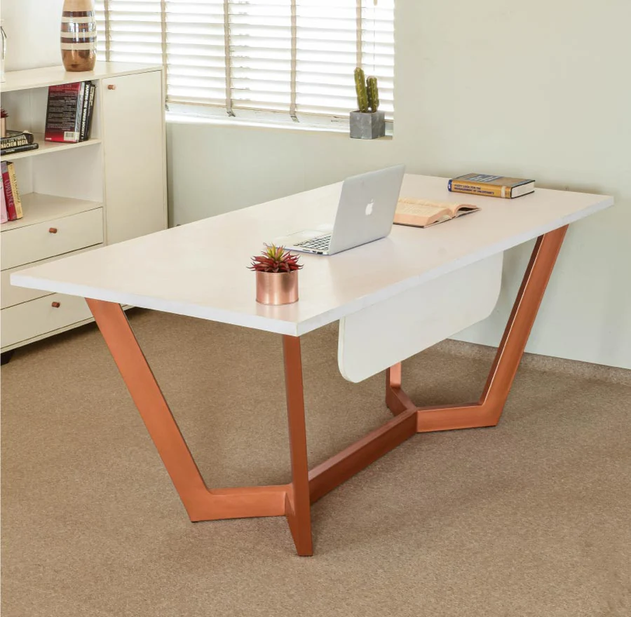 Eclectic Workstation Office Desk - Image 3